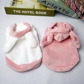 Lemmikloomade riided Sügistalv Armas kohev jänesekõrv Puuvillapolsterdatud riided Väike keskmise suurusega koer õhuke pluus chihuahua buldog