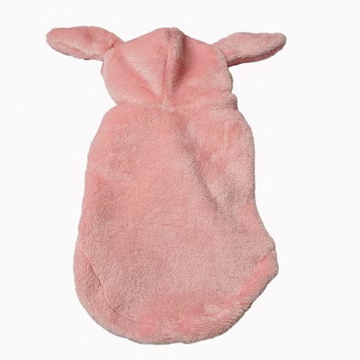 Lemmikloomade riided Sügistalv Armas kohev jänesekõrv Puuvillapolsterdatud riided Väike keskmise suurusega koer õhuke pluus chihuahua buldog