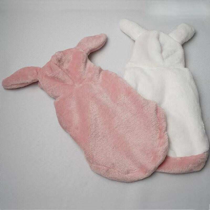 Lemmikloomade riided Sügistalv Armas kohev jänesekõrv Puuvillapolsterdatud riided Väike keskmise suurusega koer õhuke pluus chihuahua buldog