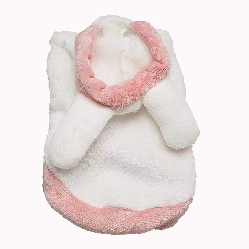 Lemmikloomade riided Sügistalv Armas kohev jänesekõrv Puuvillapolsterdatud riided Väike keskmise suurusega koer õhuke pluus chihuahua buldog