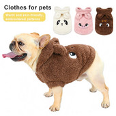 Polár kutyakapu Téli kisállat kutyaruhák kutyáknak kabát dzseki puha Ropa Perro francia bulldog ruházat kutyáknak háziállatok ruházat mopsz