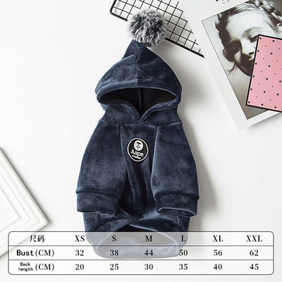 2022 m. naujo dizaino mados rudens žiemos šuniukų kačiuko gobtuvai Maži vidutiniai naminių gyvūnėlių paltai Šunų kostiumai šunims Priedai