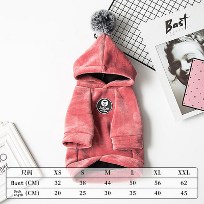 2022 m. naujo dizaino mados rudens žiemos šuniukų kačiuko gobtuvai Maži vidutiniai naminių gyvūnėlių paltai Šunų kostiumai šunims Priedai