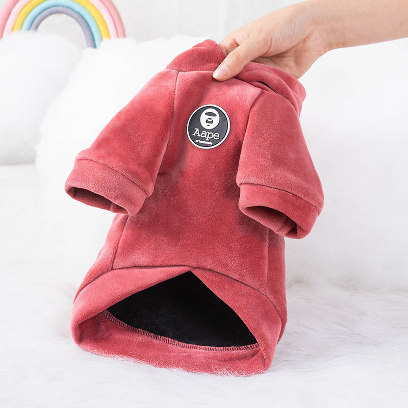 2022 m. naujo dizaino mados rudens žiemos šuniukų kačiuko gobtuvai Maži vidutiniai naminių gyvūnėlių paltai Šunų kostiumai šunims Priedai