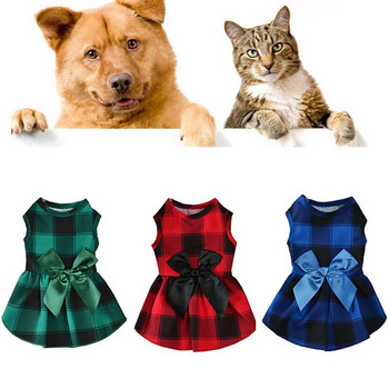 Забавни Хелоуин рокли за домашни котки за дрехи за малки кучета Cosplay Костюм за котки Коледна пола за обличане Рокля за кучета Кученце Чихуахуа