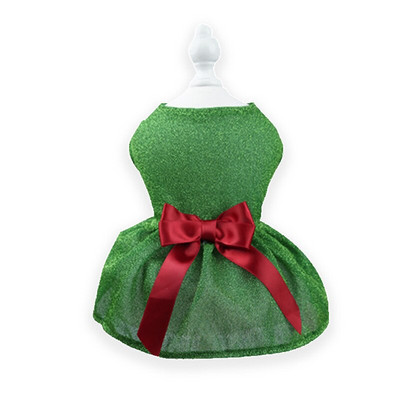 Koera jõuluriided Põdratrükiga koerakassi kleidid Jõuluprintsessi multifilmiriided väikesele koerale riided Bowknot lemmikloomakostüüm