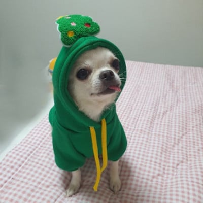 Uued armsad koerariided keskmisele suurele koerale talveks sügiseks soojaks lemmikloomakoera kapuutsiga mantliga koertele Chihuahua kutsika kostüüm, pehme jope