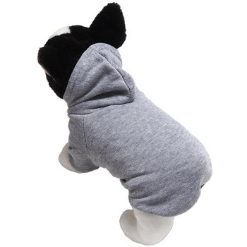 Ρούχα για κατοικίδια Μικρά σκυλιά γάτες Γαλλικά μπουλντόγκ Στολή για κουτάβι Κουκούλες Chihuahua Pug αρκουδάκι Μικρομεσαία σκυλιά Ρούχα για κατοικίδια