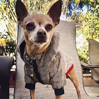 Φούτερ για σκύλους Πουλόβερ Ρούχα για κατοικίδια Chihuahua Corgi Φούτερ για κουτάβι Γαλλικό μπουλντόγκ Ζεστό για μικρούς μεσαίους σκύλους Στολή ένδυσης