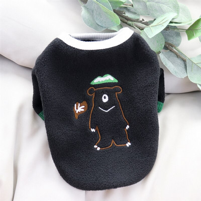 Őszi és téli ruházat Meleg kisállat gyapjú ruházat Teddy Bichon schnauzer pomerániai yorkshire uszkár cica kölyökruhák