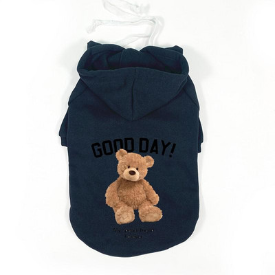 Xs-xxl Winter New Dog Stretch Coat Pet Cute Bear Warm Hoodie Υπαίθριο πουλόβερ Μεγάλο και μεσαίο κουτάβι Husky Bulldog Pomeranian Teddy