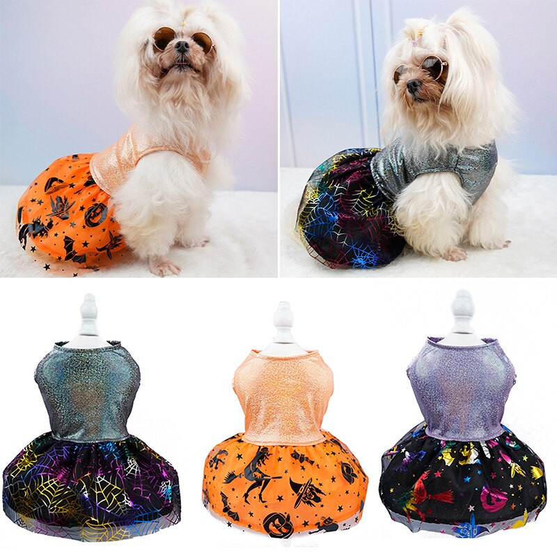 Коледна рокля Куче Облекло за домашни любимци Жилетка За кучета Дрехи Котешка дребен шрифт Сладък тънък Пролет Лято Аксесоари за кучета Йоркшир YZL