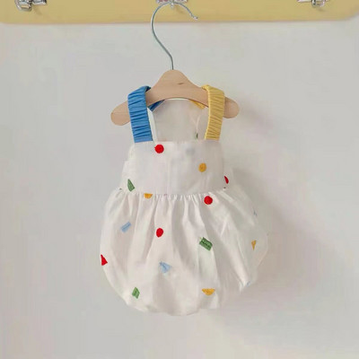 Kõrvits Kleit Lemmikloomade riided Koerad Värvilised seelikud Koerariided Kassikostüüm Õhukesed Labradori Sussid Armsad Suvised Valged Tüdrukud Mascotas