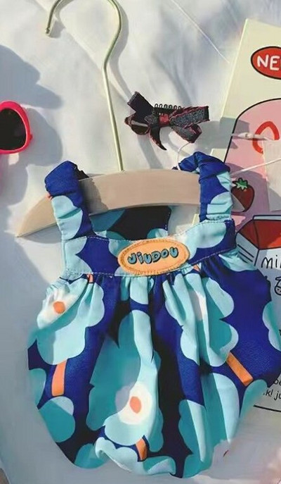 Kõrvits Kleit Lemmikloomade riided Koerad Värvilised seelikud Koerariided Kassikostüüm Õhukesed Labradori Sussid Armsad Suvised Valged Tüdrukud Mascotas