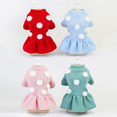 Kutya ruha Őszi Téli Kutya Pulóver Kis Közepes Kutyák Lány Meleg Ruha Kutyák Kölyök Yorkshire Ruha