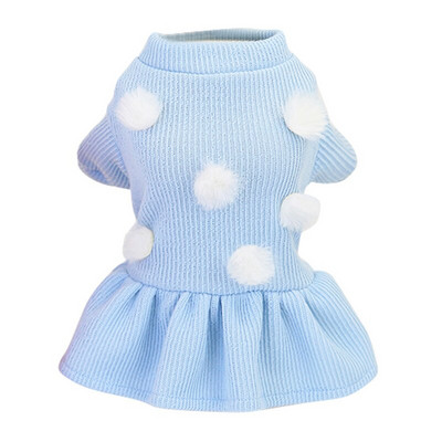 Kutya ruha Őszi Téli Kutya Pulóver Kis Közepes Kutyák Lány Meleg Ruha Kutyák Kölyök Yorkshire Ruha