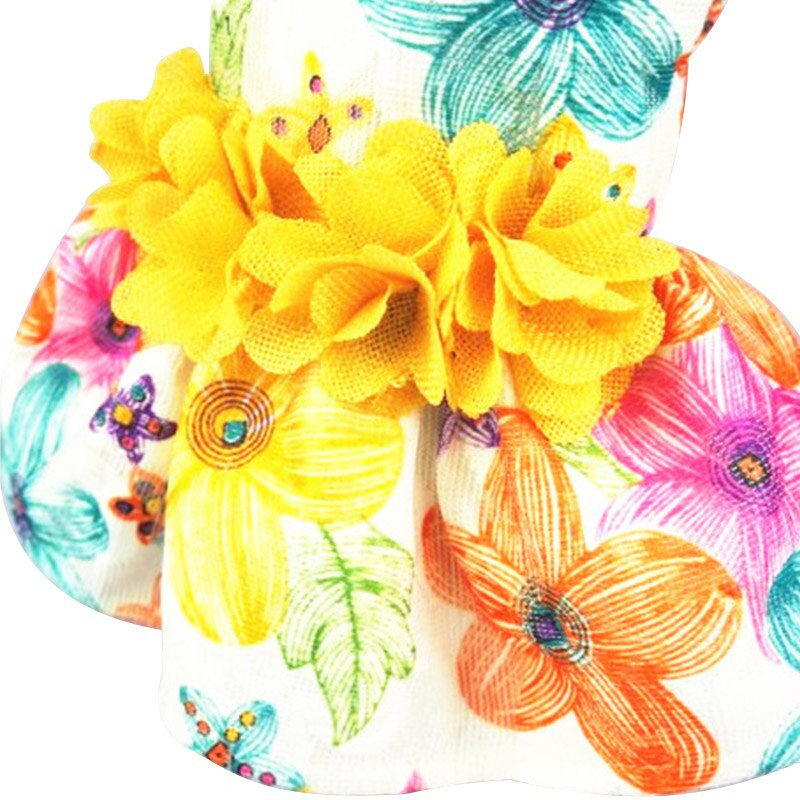 Oblečenie pre domáce zvieratá pre psy a mačky, roztomilé kvetinové letné šteňacie sukne, princezná, šaty pre domáce zvieratá, párty, sukňa pre malé psy, oblečenie pre psov, oblečenie pre psov, ropa pero