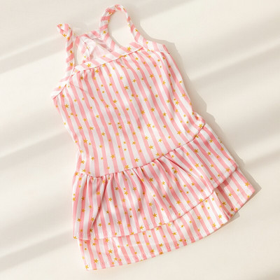 Nauji gyvūnų raštai naminių šunų drabužiai Vasaros šaunios suknelės marškinėliai, sijonas, skirtas mažoms vidutinėms katėms, pudelio mopso suknelės liemenėms