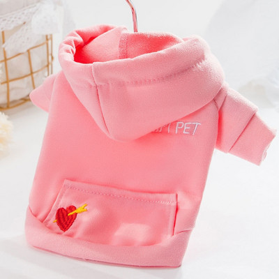 Aranyos kapucnis kisállat kutyaruha kis kutyáknak Rajzfilm meleg kutyaruházat kiskutya macska pulóver Teddy bulldog chihuahua jelmez kabát