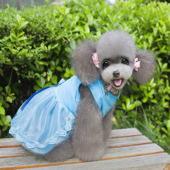 Αξεσουάρ για κατοικίδια Ρούχα για σκύλους γάτας Φόρεμα Sweety Princess Teddy Puppy Νυφικά Ανοιξιάτικα Μόδα Σκύλος Μικρά Μεσαία Σκυλιά