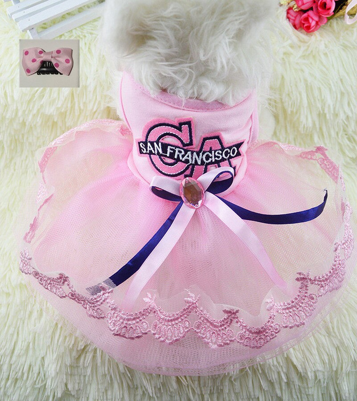 Αξεσουάρ για κατοικίδια Ρούχα για σκύλους γάτας Φόρεμα Sweety Princess Teddy Puppy Νυφικά Ανοιξιάτικα Μόδα Σκύλος Μικρά Μεσαία Σκυλιά