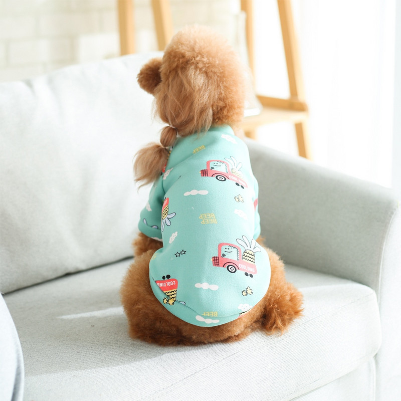 Aranyos kapucnis kisállat kutyaruha kis kutyáknak Rajzfilm meleg kutyaruházat kiskutya macska pulóver Teddy bulldog chihuahua jelmez kabát