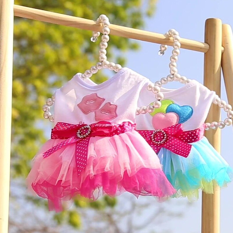 Macska ruhák Kutya esküvői ruha Pamut csipke virágos ruha nagy csípős kisállat kutyaruha nyári ruha kicsiknek közepes újdonság