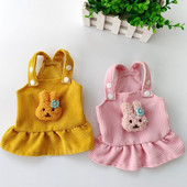 Oblečenie pre domáce zvieratá, oblečenie pre psov, manšestrová vesta, malý pes, šteniatko, mačka, sukňa, jeseň/zima, roztomilý kostým pre domáce zvieratá, oblečenie pre domáce zvieratá, kabát, bunda, šaty