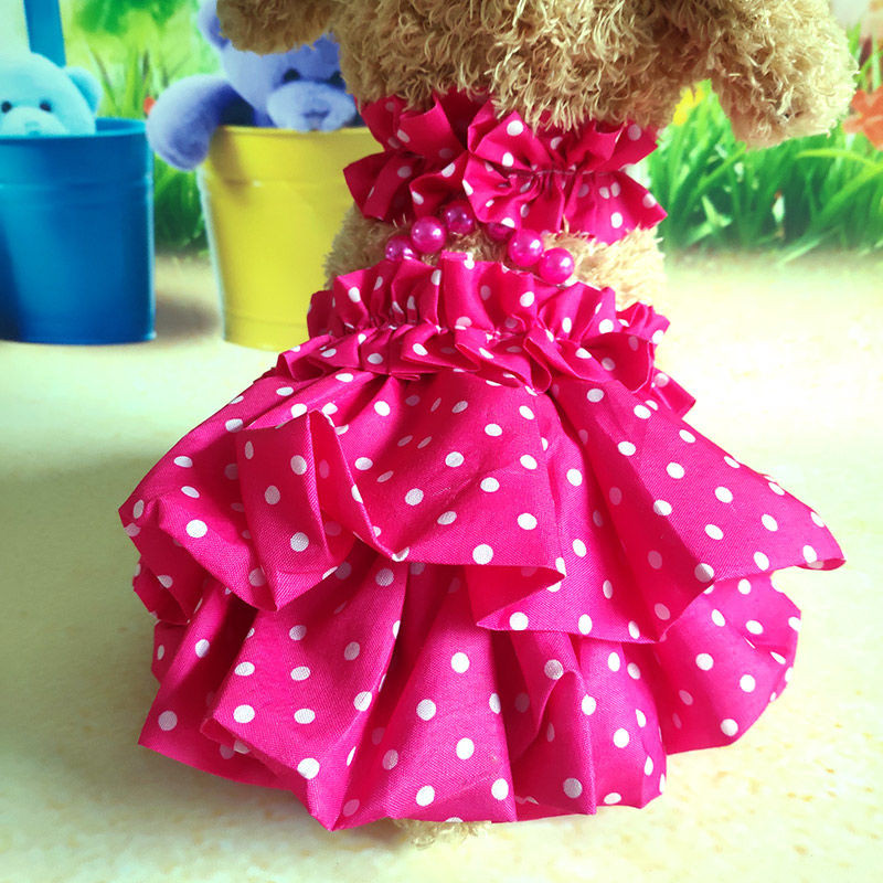 Koerariided väikestele koertele Kutsikate riided Uus suvine pulmakleit Printsess