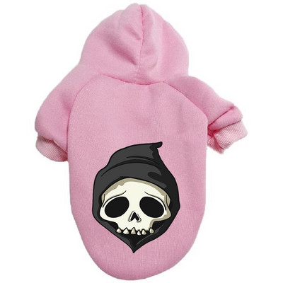 Haina pentru câini de Halloween pentru animale de companie, Hanorac cald mare de buldog francez Schnauzer toamna iarnă, haine de lux pentru căței XS-9XL