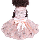 Νυφικό Dog Cat Φόρεμα Tutu Princess Pet puppy Φορέματα Κέντημα&Φιόγκος Ρούχα Apperal 3 χρώματα