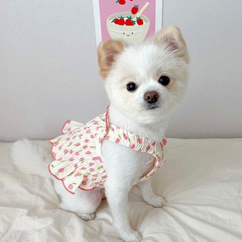 Teddy Princess Φούστα για κουτάβι Καλοκαιρινά ρούχα για κατοικίδια Φούστα φρούτων Pomeranian Pretty Even Cloud Φούστα Δροσερά ρούχα για σκύλους Προϊόντα για κατοικίδια