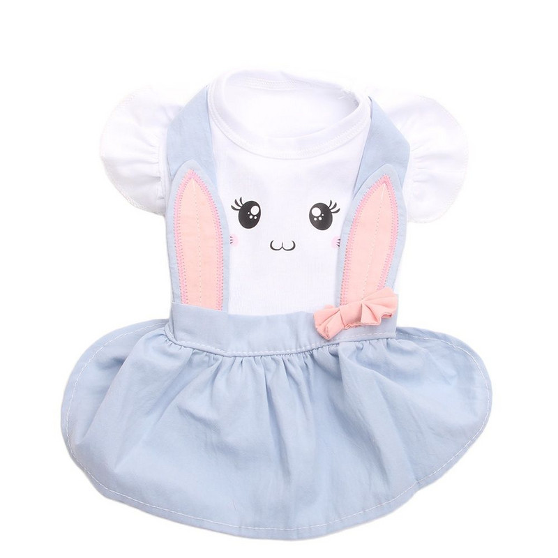 Rochie pentru câini și pisici, desene animate, design pulover, cățeluș, haine de primăvară/vară, îmbrăcăminte