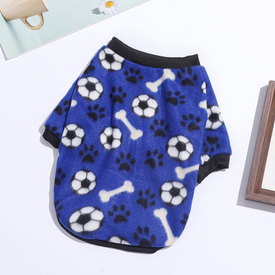 Pohodlné flanelové mikiny pre psov, teplé zimné pyžamo pre malých psov, labka, kosť, srdce, potlač, dizajn, šteniatko, oblečenie pre čivavu yorkshirský teriér