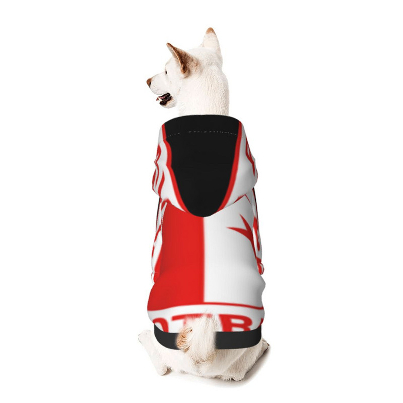 Sk Slavia Praha 3462 Kutyaruhák Kutya kapucnis pulóverek Pulóverek Ruhák Kutyának Kutyának Pulóverek Ruhák Spitznek Téli Kutya Jumpsuit