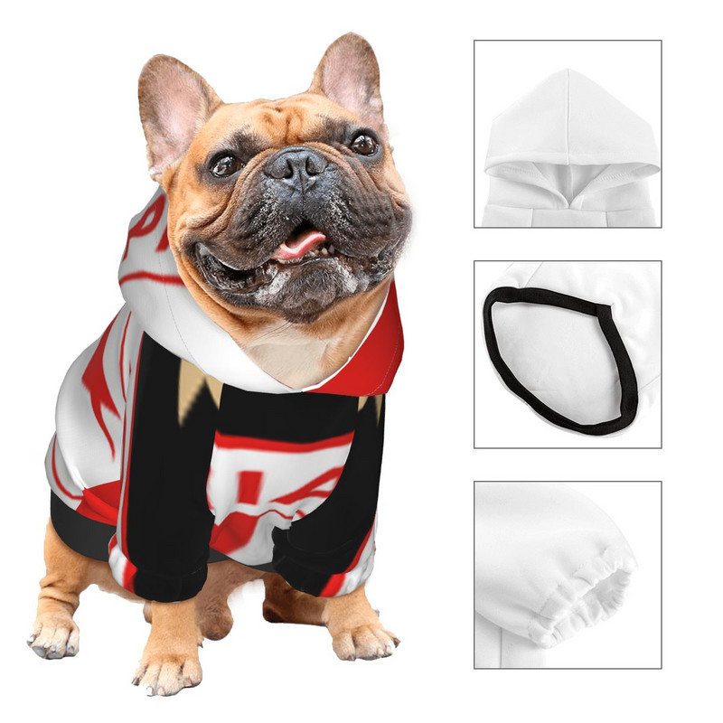 Sk Slavia Praha 3462 Kutyaruhák Kutya kapucnis pulóverek Pulóverek Ruhák Kutyának Kutyának Pulóverek Ruhák Spitznek Téli Kutya Jumpsuit