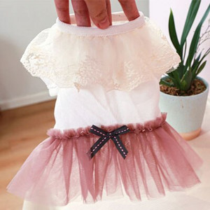 Mielos triušio ausys Rožinė žalia šunų suknelė princesės drabužiai su D-žiedu petnešomis Liemenė sijonas šuniuko katės drabužiai naminiams gyvūnėliams tiekėjas L