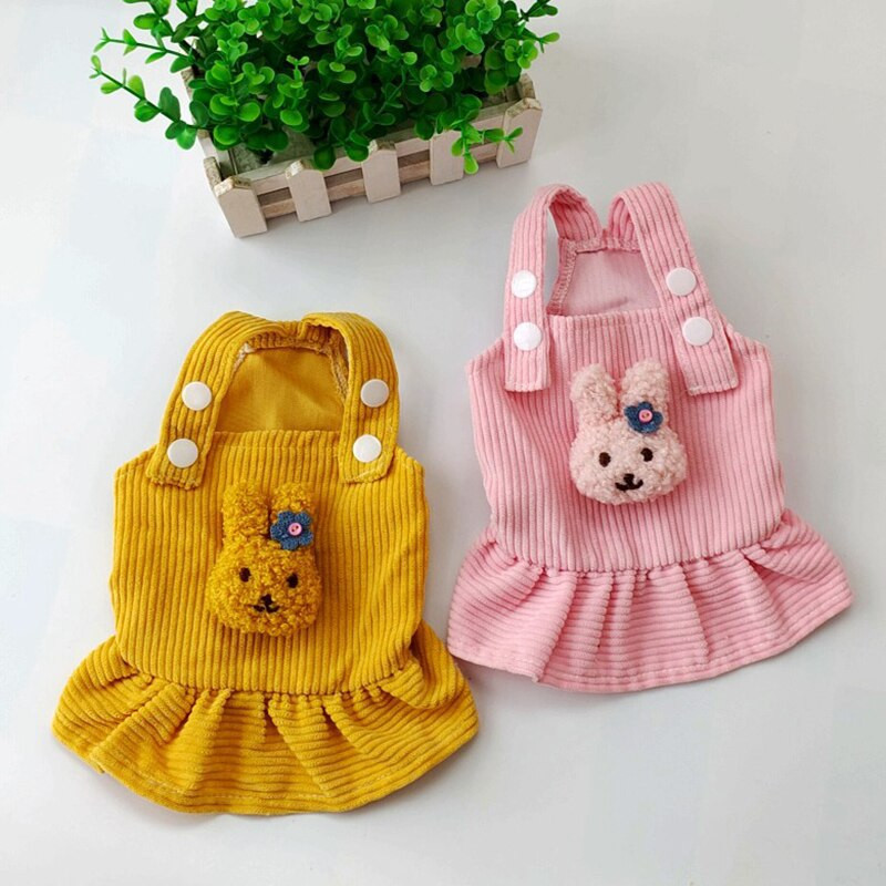 Suknja na tregere za pse Odjeća za kućne ljubimce, mačke i pse, haljina na naramenice Suknja za princeze, haljina za pse, proljeće i jesen Osnovna odjeća bez rukava