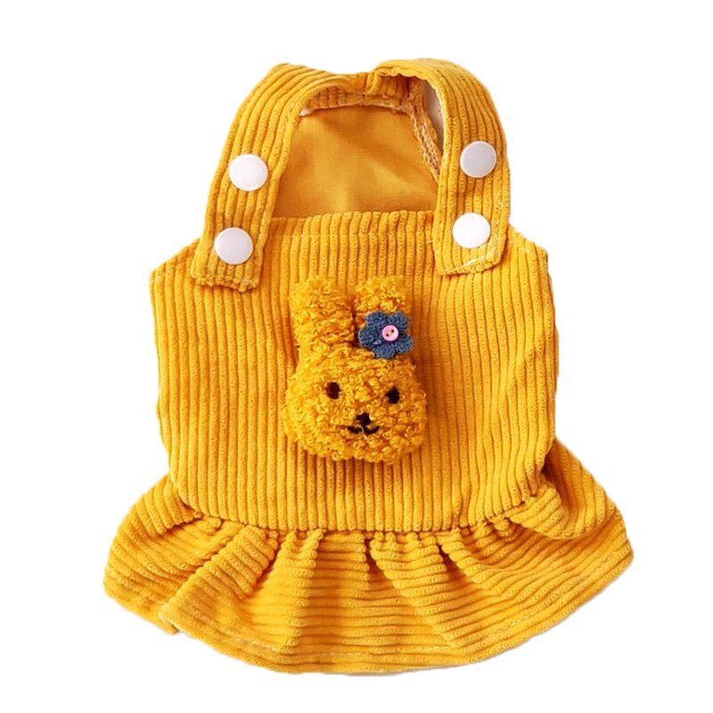 Suknja na tregere za pse Odjeća za kućne ljubimce, mačke i pse, haljina na naramenice Suknja za princeze, haljina za pse, proljeće i jesen Osnovna odjeća bez rukava