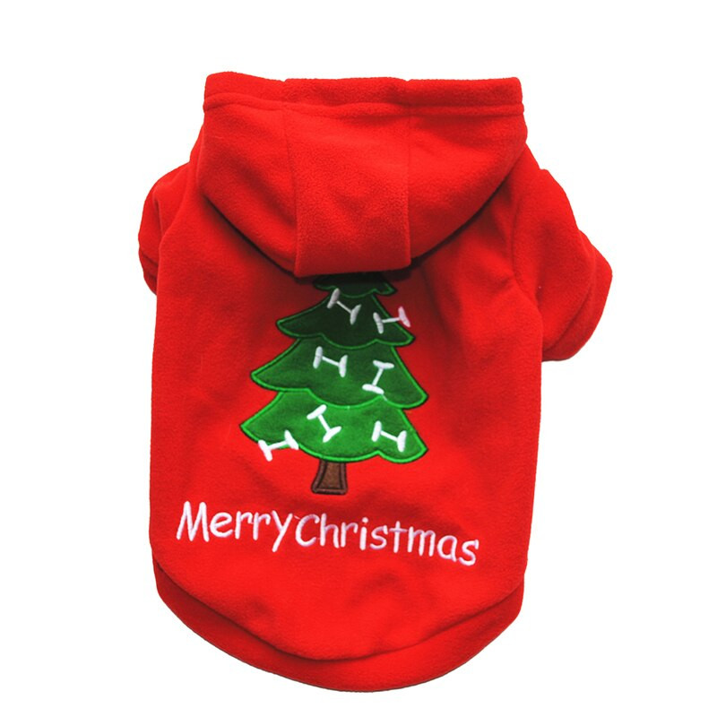 Mikina pre domáce zvieratá Teplá mikina s kapucňou pre psov Vianočná mikina s kapucňou ... pre domáce zvieratá Bavlnené oblečenie Teplé, krásne oblečenie šetrné k pokožke s kreslenými postavičkami