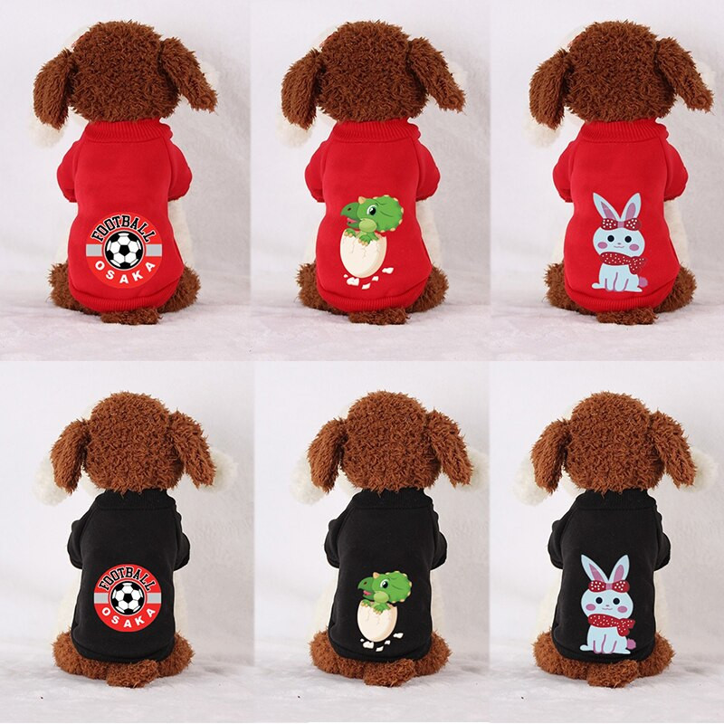 Oblečenie pre psov, šteňa, doplnok pre psov, teplé oblečenie, sveter pre domáce zvieratá, jeseň/zima, pohodlné, mäkké a zamatové, odolné, roztomilé tričko pre psov