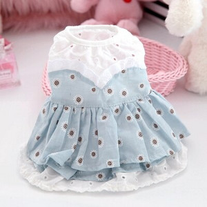 Armsad lemmikloomad Riided Yorkshire`i terjerite koertele Väikesed kutsikad Väikesed loomad Tõud Triibulised Suvised Pulmad Printsess Kasside Kleidid