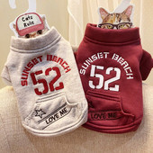 Moodne koerte dressipluus Talvine lemmiklooma koerte riided koertele Mantel jakk Puuvillane Ropa Perro Bichon Kaisurõivad kutsikatele