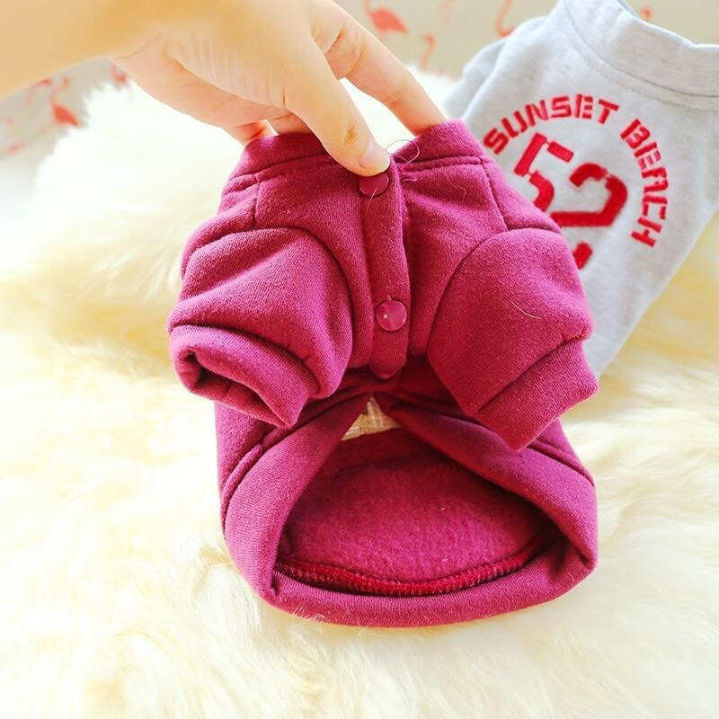 Moodne koerte dressipluus Talvine lemmiklooma koerte riided koertele Mantel jakk Puuvillane Ropa Perro Bichon Kaisurõivad kutsikatele