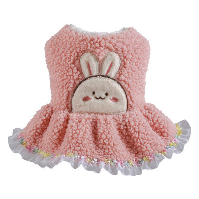 Rózsaszín polár lány kisállat ruhák kutyaruhák ősz tél vastag meleg chihuahua máltai macska kabát kabát jelmez kiskutya állat mopsz