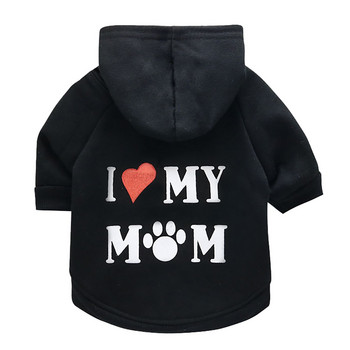 Φούστες για σκύλους Μικρά κατοικίδια Ρούχα για σκύλους Μόδα I LOVE MY MOM Στολή για κουτάβι Βαμβακερά ρούχα για μικρό και μεσαίο σκύλο Ropa Perro
