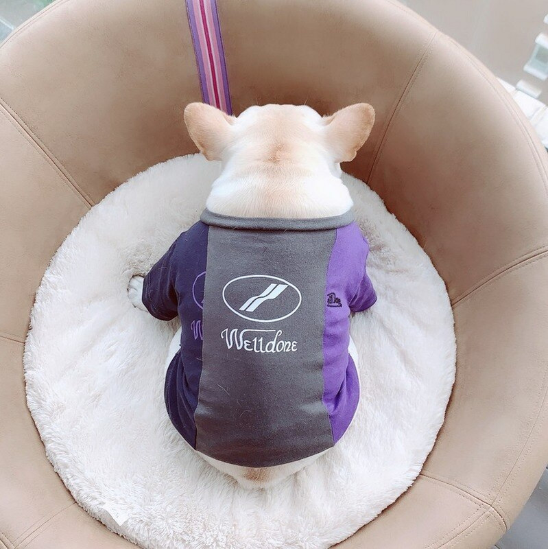 Noile haine pentru câini Îmbrăcăminte pentru animale de companie de primăvară și vară Îmbrăcăminte părinți-copii care se potrivesc cu culorile bumbac pur șase mărimi