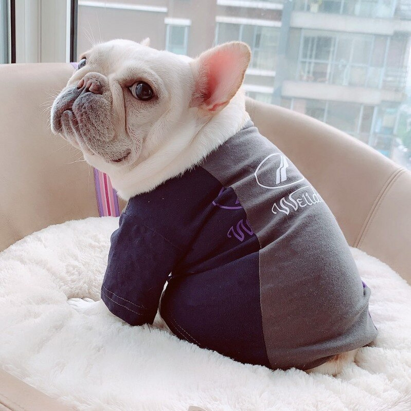 Noile haine pentru câini Îmbrăcăminte pentru animale de companie de primăvară și vară Îmbrăcăminte părinți-copii care se potrivesc cu culorile bumbac pur șase mărimi