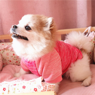 2021 Χαριτωμένα ροζ ρούχα για κατοικίδια Πουλόβερ σκυλιών για μικρά σκυλιά Χειμερινά ζεστά ρούχα τεριέ του Γιορκσάιρ Χειμερινά ρούχα για κουτάβια για Τσιουάουα