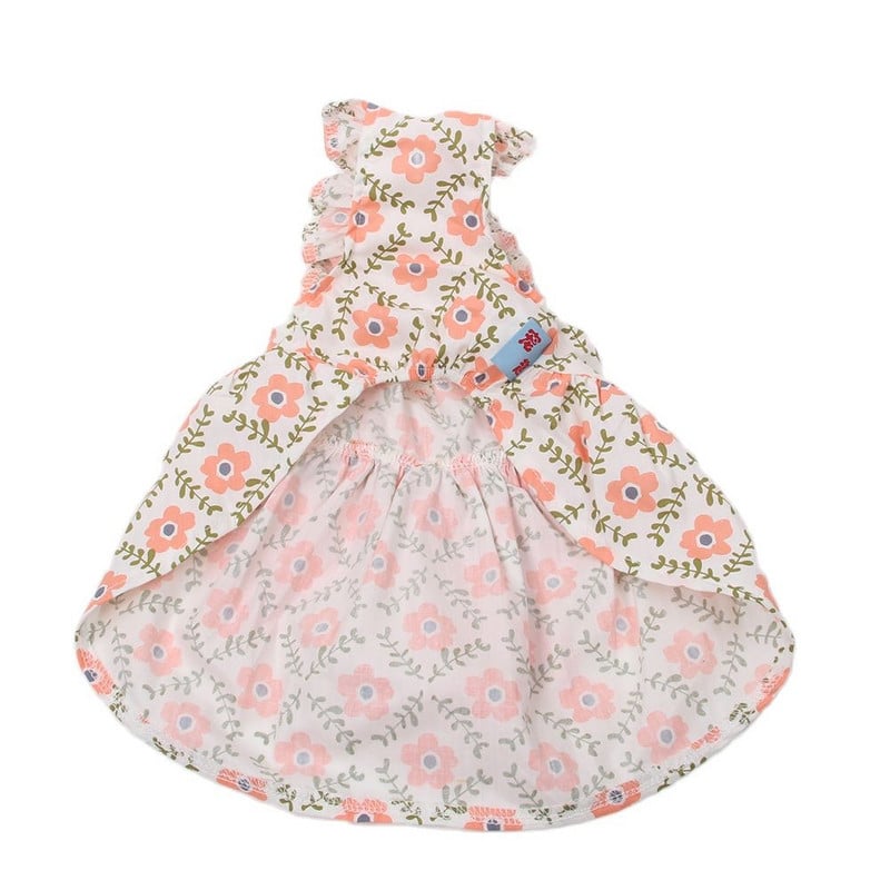 Rochie prințesă câine pisică cu fundă mare Fusta cățel pentru animale de companie Îmbrăcăminte de primăvară/vară Îmbrăcăminte